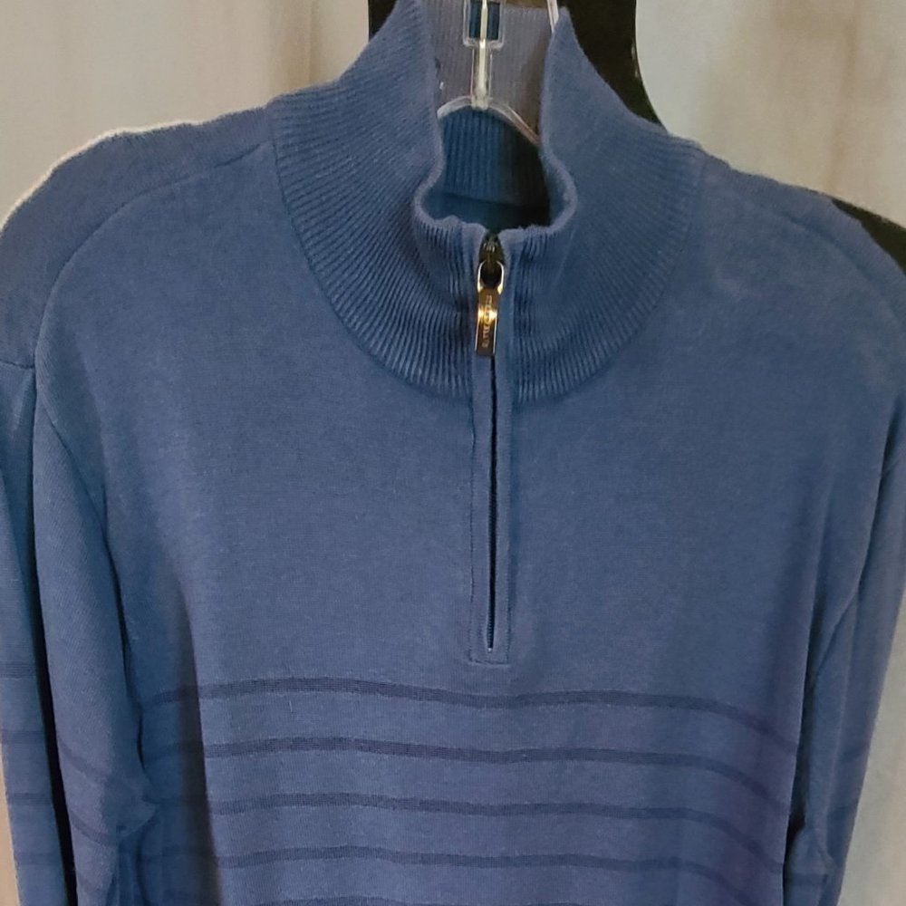 Perry Ellis Quarter-Zip Men's Sweater